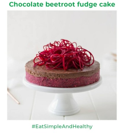 chocolate beetroot fudge cake