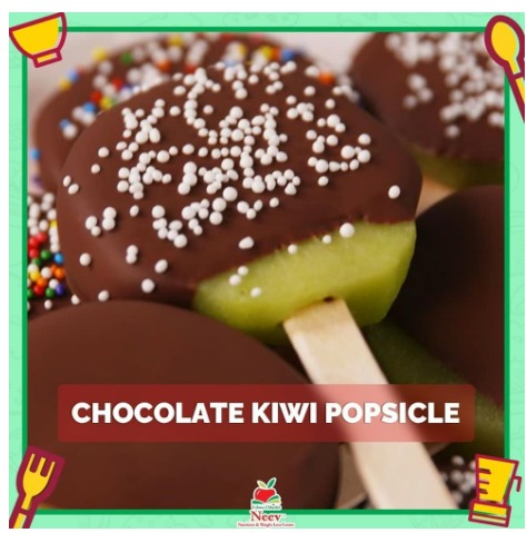 chocolate kiwi popsicle