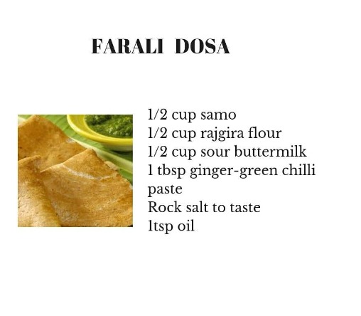 farali dosa