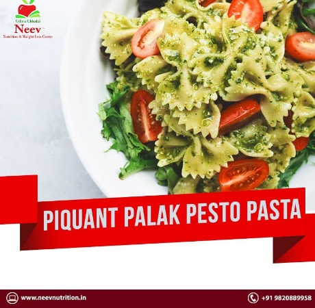 palak pesto pasta