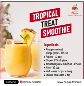 tropical treat smoothie